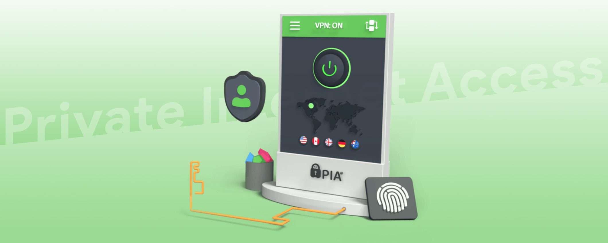 VPN 100% no-log, veloce e custom: solo 1,99 €/mese per PIA