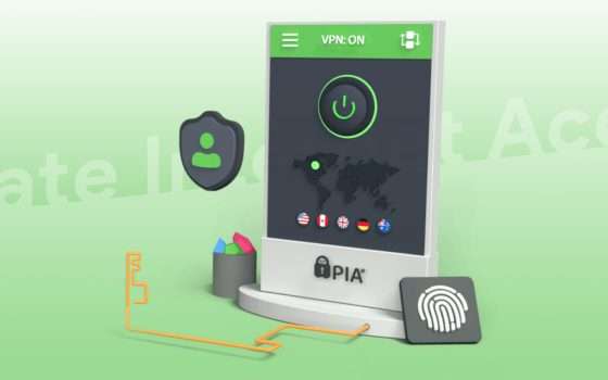 VPN 100% no-log, veloce e custom: solo 1,99 €/mese per PIA