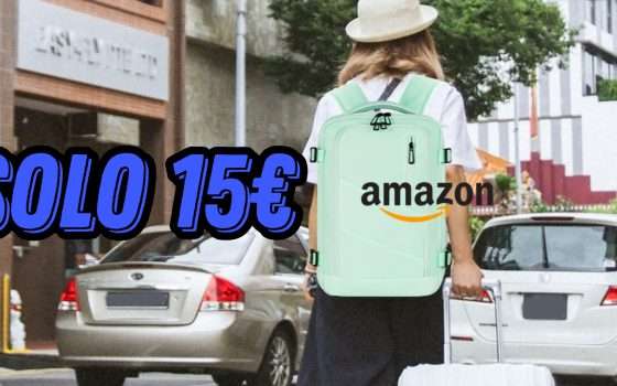 Questo Zaino 40x20x25 Ryanair a soli 15€ è perfetto su Amazon