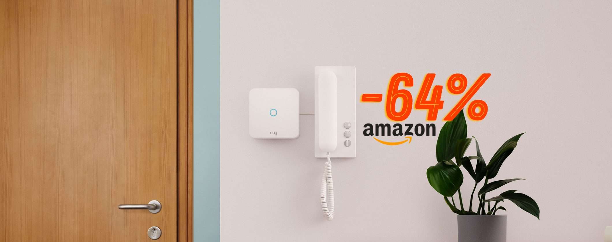 Rendi il tuo citofono intelligente con Ring Intercom: 64% di sconto su Amazon