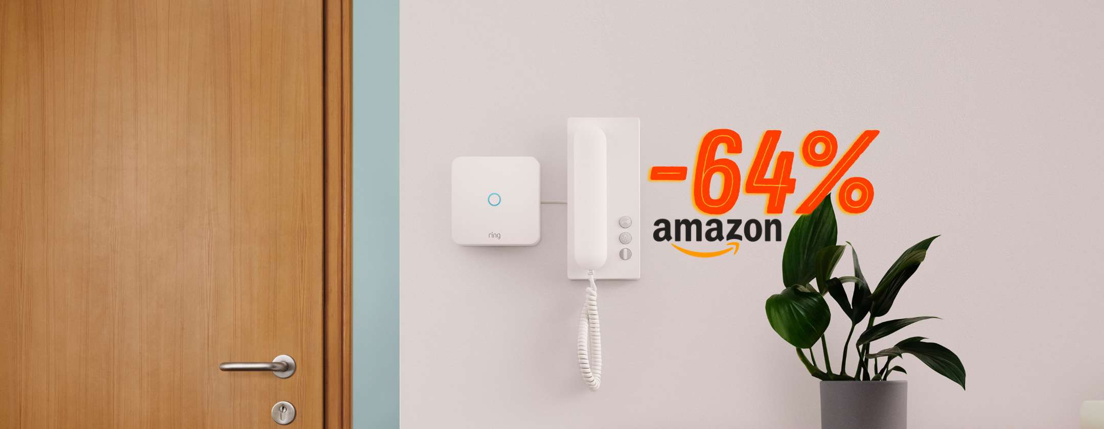 Rendi il tuo citofono intelligente con Ring Intercom: 64% di sconto su Amazon