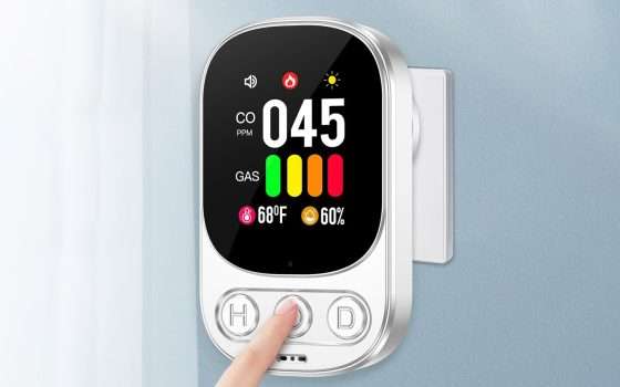 Rilevatore gas e monossido: salvavita in offerta a 20 euro