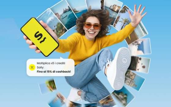 Saily eSIM, viaggia senza costi di roaming e ricevi il 15% di cashback