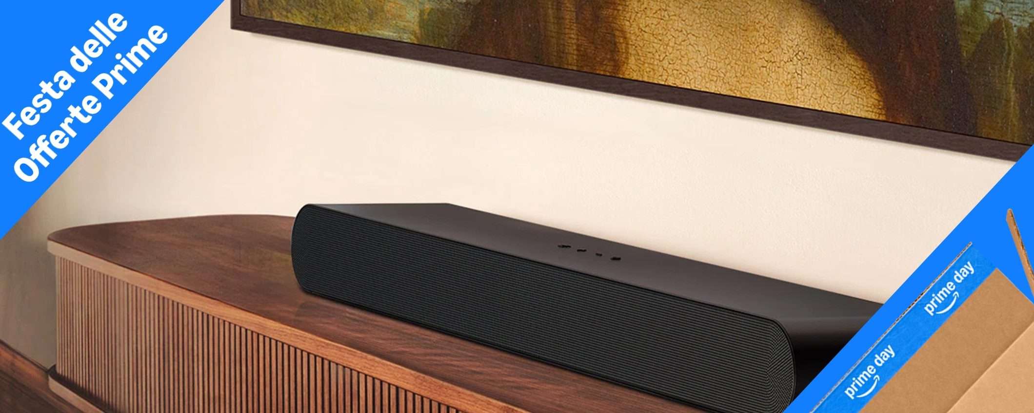 Soundbar Samsung a soli 89 euro per la Festa delle Offerte Prime