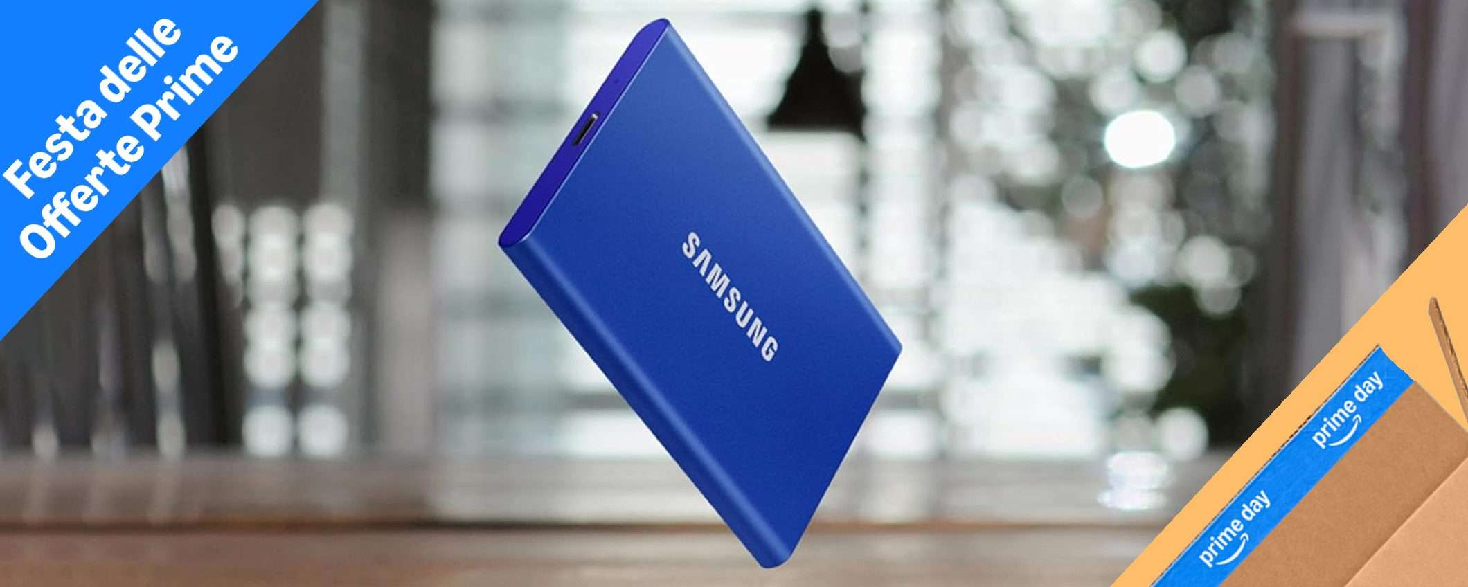 Evento Amazon: SSD portatile Samsung da 4 TB al minimo storico