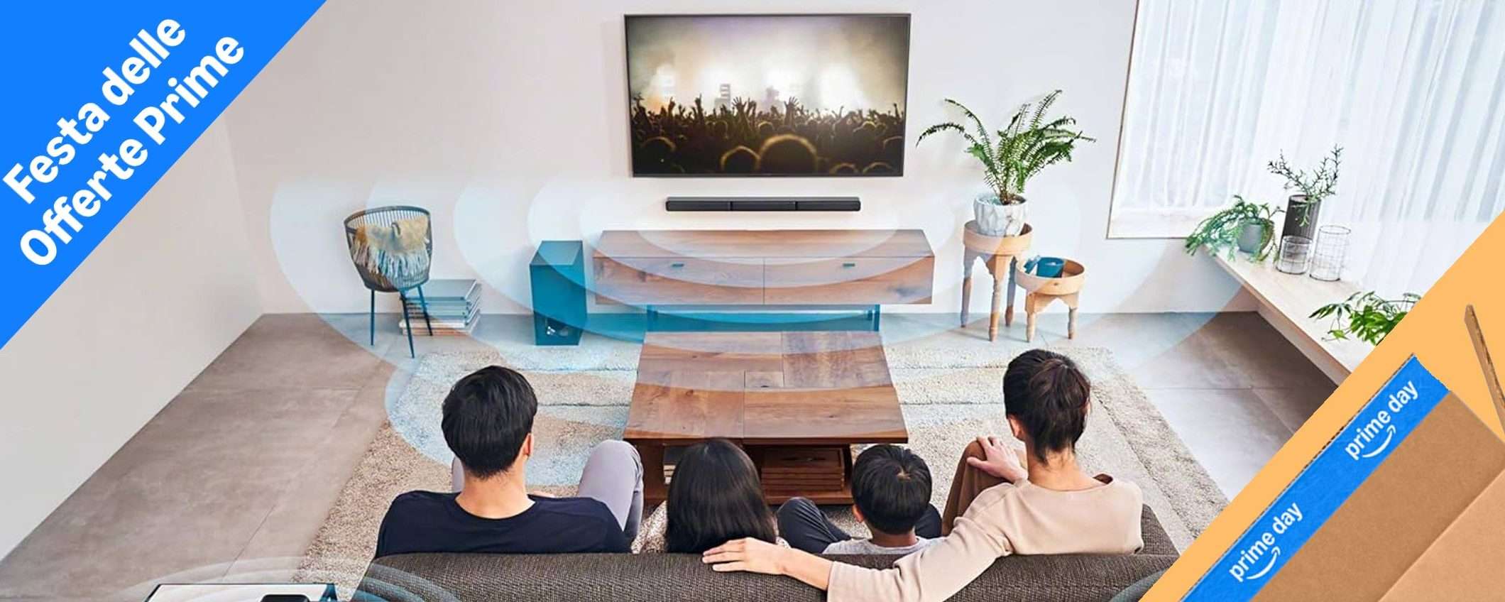Festa Prime: l'affare Sony se cerchi un impianto 5.1 per la TV