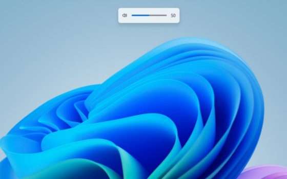 Windows 11, spostare l'indicatore del volume e della luminosità
