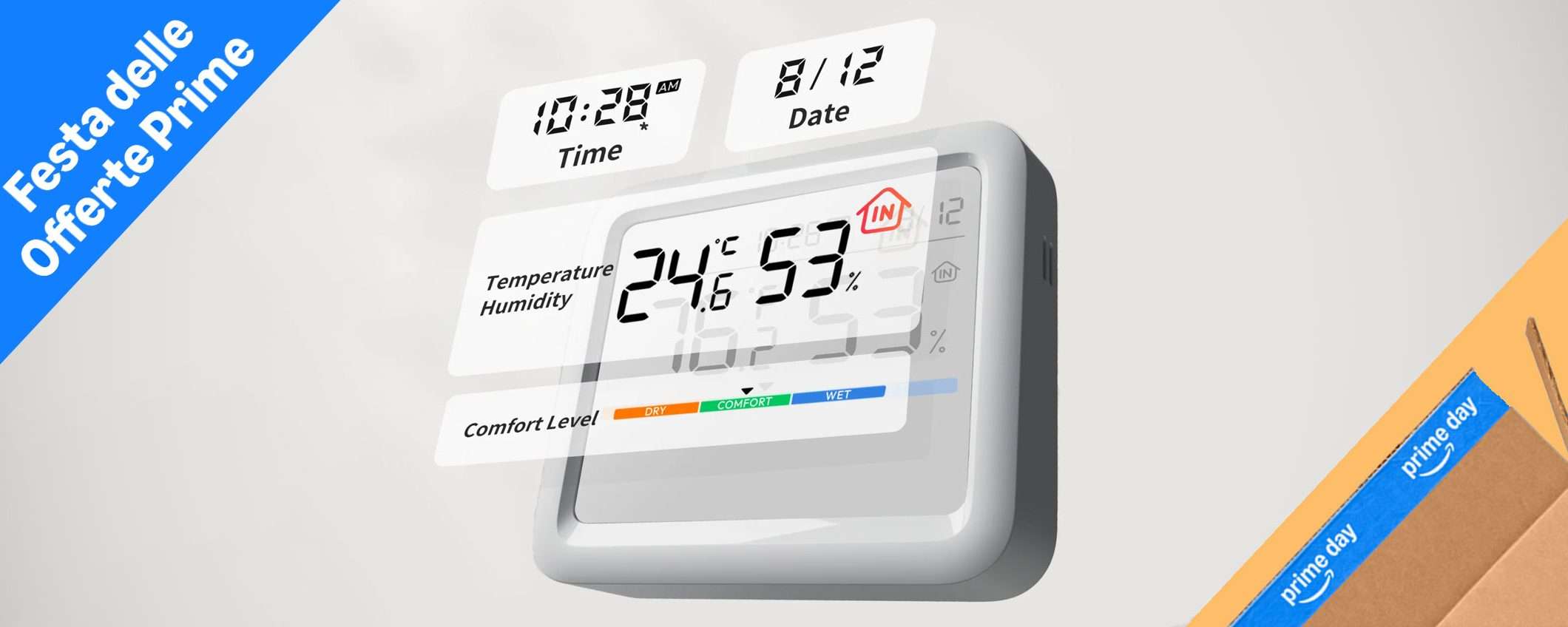 Festa Prime: giù il prezzo della stazione meteo Wi-Fi di SwitchBot