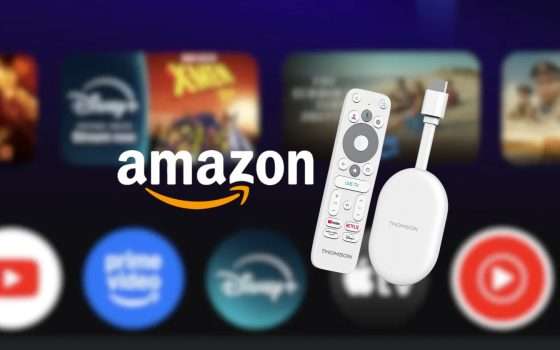 Thomson Google TV Go Cast 150: da 70€ a 34€ alla Festa delle Offerte Prime