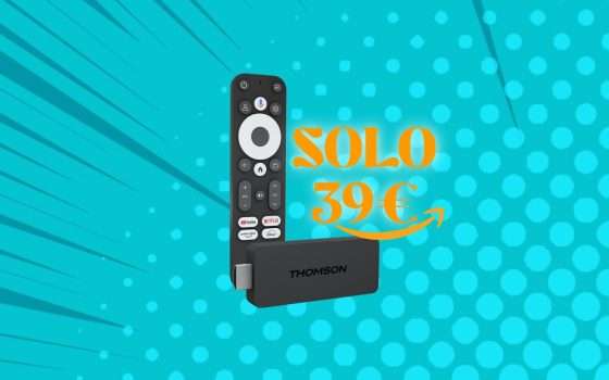 Thomson Streaming Stick 140 porta Google TV sul tuo televisore a soli 39€