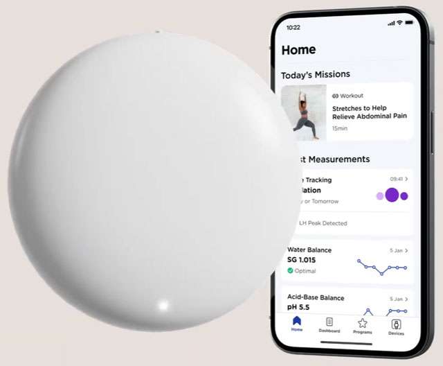 Il sensore Withings U-Scan per l'analisi delle urine