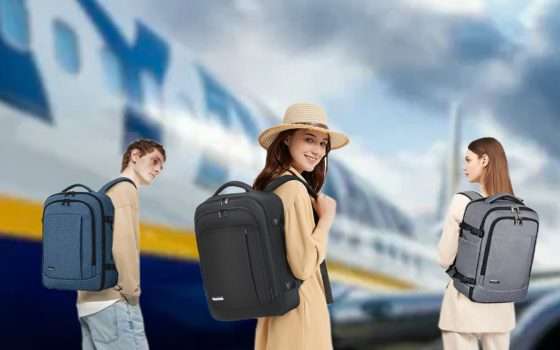 Zaini da viaggio furbi per Ryanair e low cost: tutti in sconto su Amazon