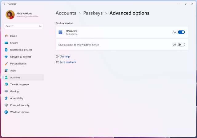 1Password Windows 11