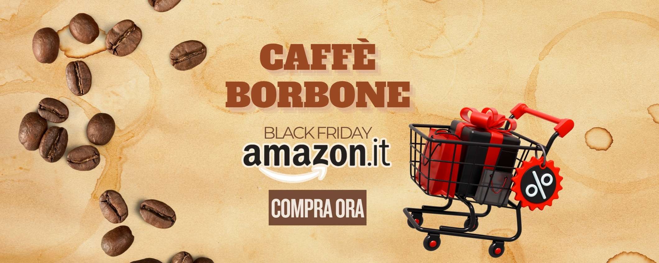 Black Friday Amazon caffè borbone in offerta