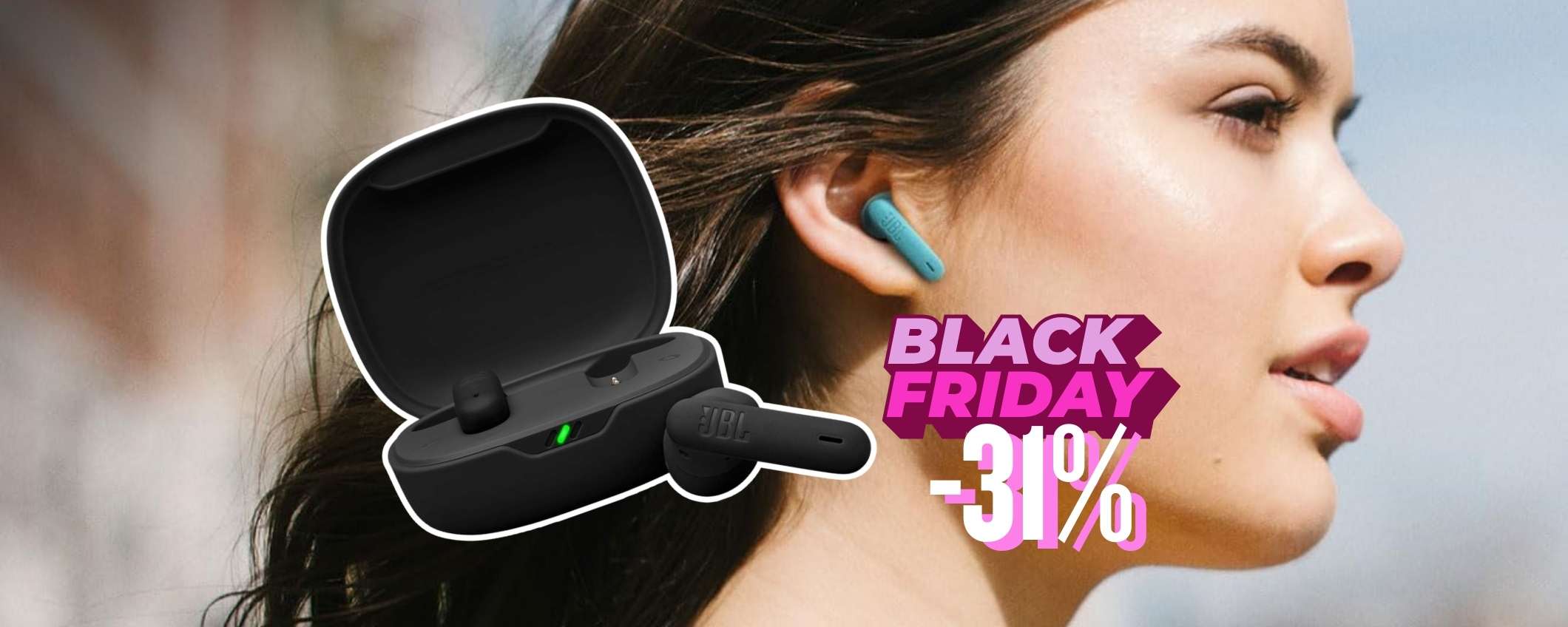 Se cerchi un paio di auricolari con le JBL Wave Flex 2 spendi solo 55€