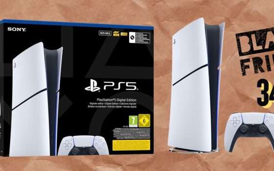 Playstation 5 Digital Edition: per 349€ è da mettere sotto l'albero