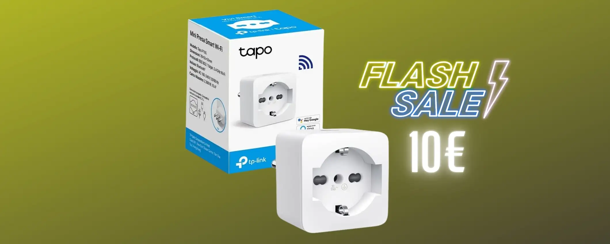 Con una spesa di soli 10€ compri la Tapo P105 ed è un affare Amazon