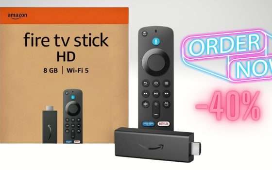 Lo sconto del 40% sulla Fire TV Stick HD è ancora disponibile (per poco)