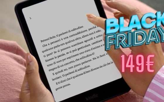 Kindle Paperwhite (16GB) è ANCORA scontatissimo al Black Friday Amazon