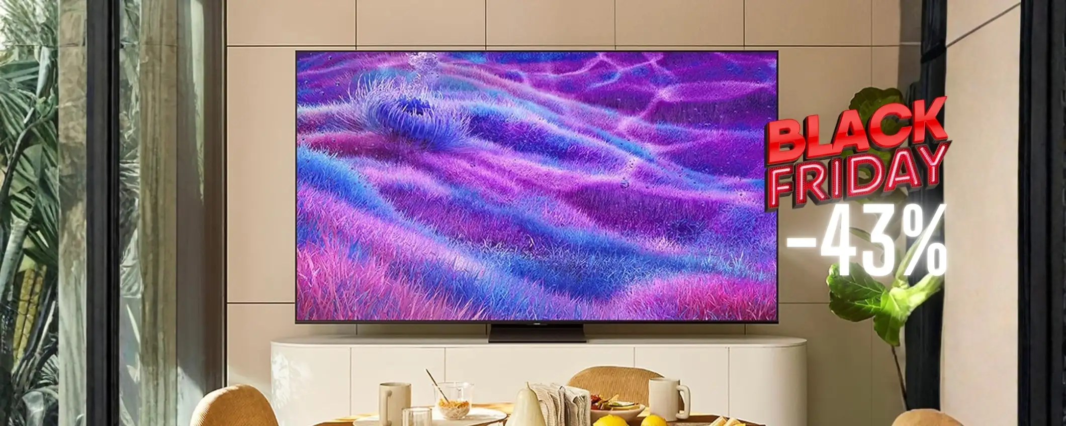 È ancora Black Friday per la Samsung Smart TV Neo QLED 4K da 55″