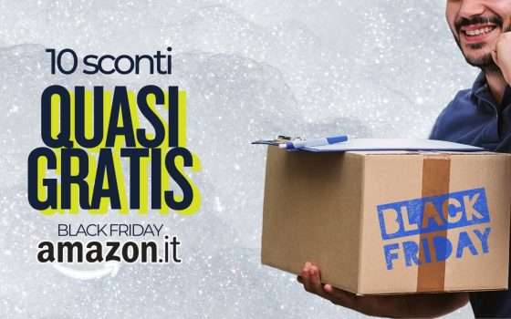 BOMBE Amazon del Black Friday: 10 offerte stroncate nel prezzo