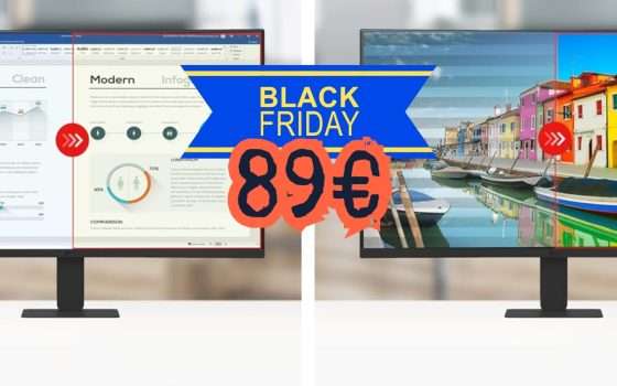 Neanche 90€ per questo monitor LG 27