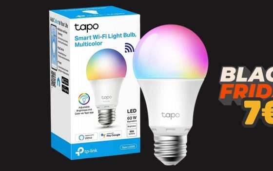 Luci smart in casa con soli 7€, cambiano colore e le comandi con voce