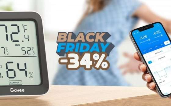 Stazione meteo in casa con meno di 10€ grazie a Govee e allo sconto 51%