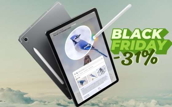 Samsung Galaxy Tab S10 FE crolla di 180€ e include la S Pen: geniale