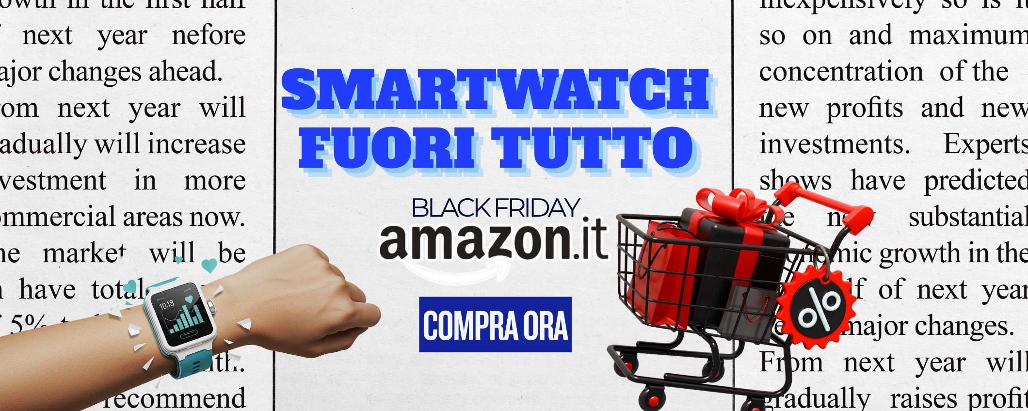 Black Friday Amazon smartwatch in offerta