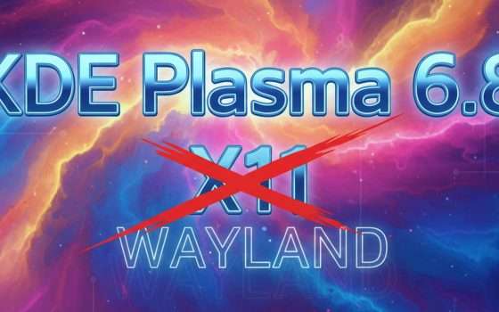 KDE Plasma 6.8: addio a X11, ci sarà solo Wayland