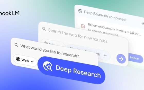 NotebookLM integra Deep Research per la ricerca approfondita