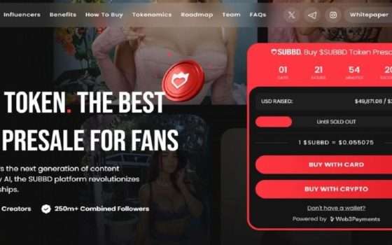 SUBBD andamento futuro e prospettive di crescita del token