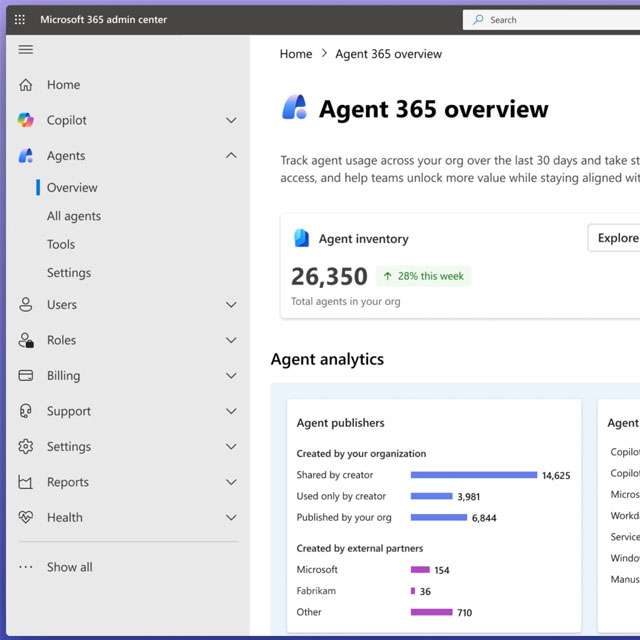 Agent 365: il pannello di controllo