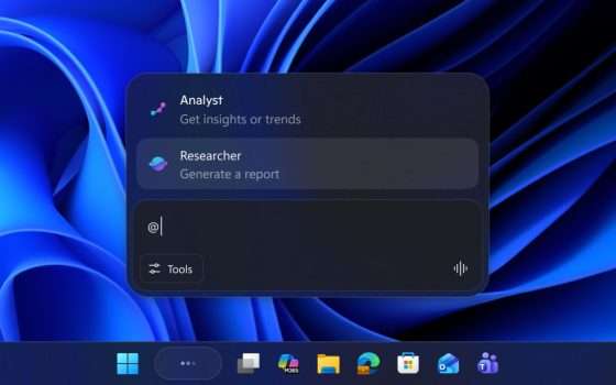 Windows 11 si trasforma, gli agenti AI nella barra delle applicazioni