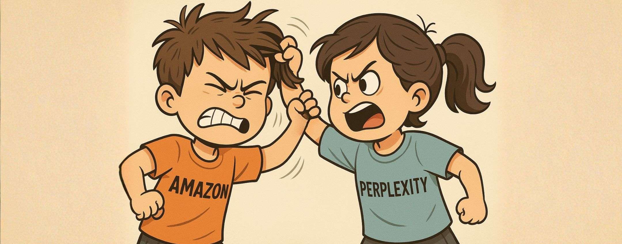 Amazon e Perplexity litigano come bambini dell’asilo (con gli avvocati)