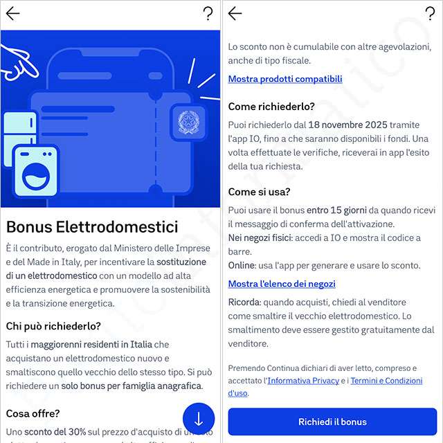 La scheda dell'iniziativa è già presente nell'applicazione
