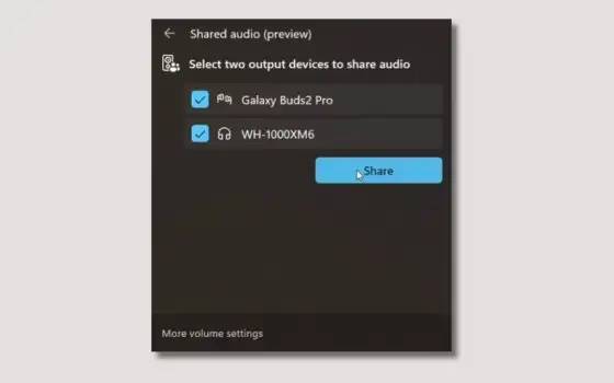 Windows 11 lancia l'audio Bluetooth condiviso, chi può usarlo?