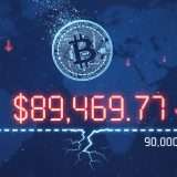 Dal record al crollo: Bitcoin è tornato sotto i 90.000 dollari