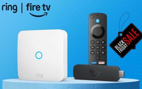 Fire TV Stick 4K + Ring Intercom a metà prezzo esclusivo Black Friday