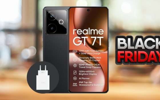 realme GT 7T 5G stritolato nel prezzo ma che potenza: 12+256GB