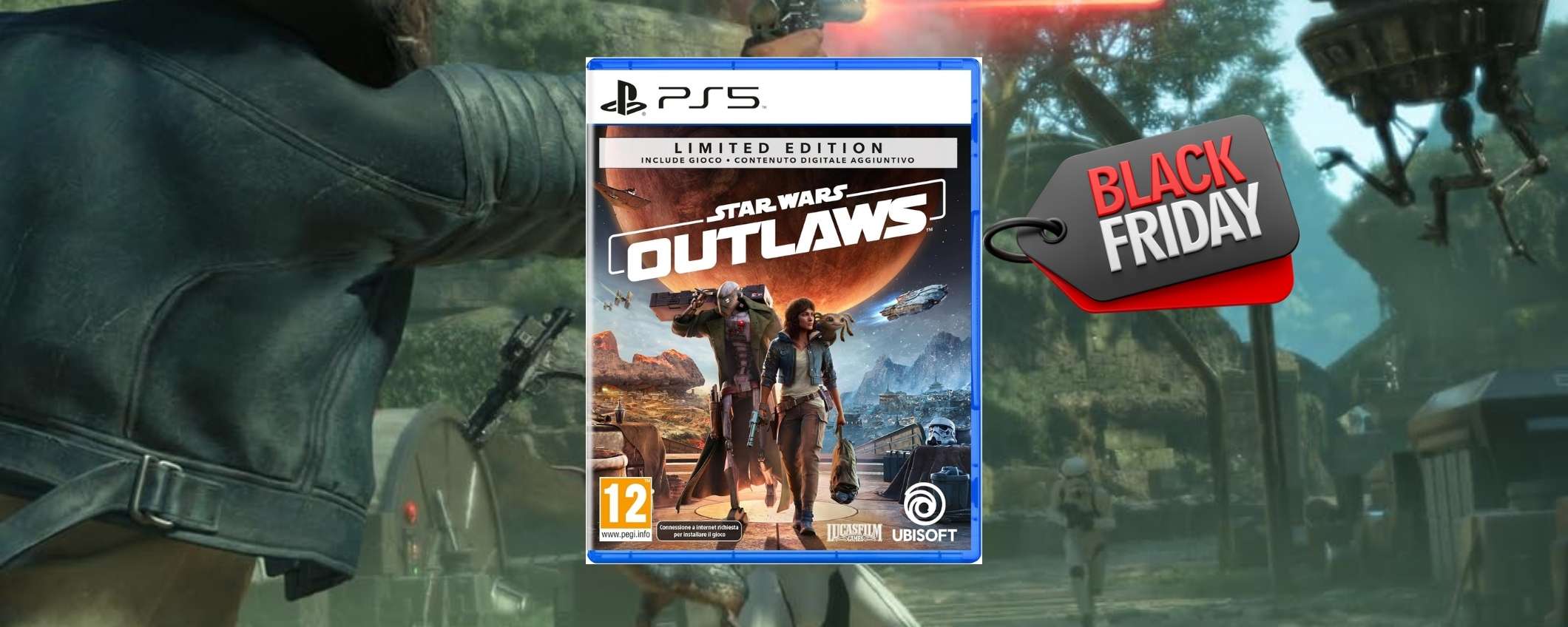 CROLLA Star Wars Outlaws Limited Edition, soli 19€ in esclusiva Amazon