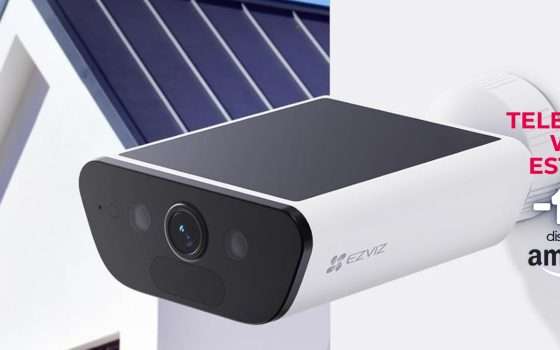 Telecamera WiFi esterno senza fili, visione da FALCO e funzioni smart