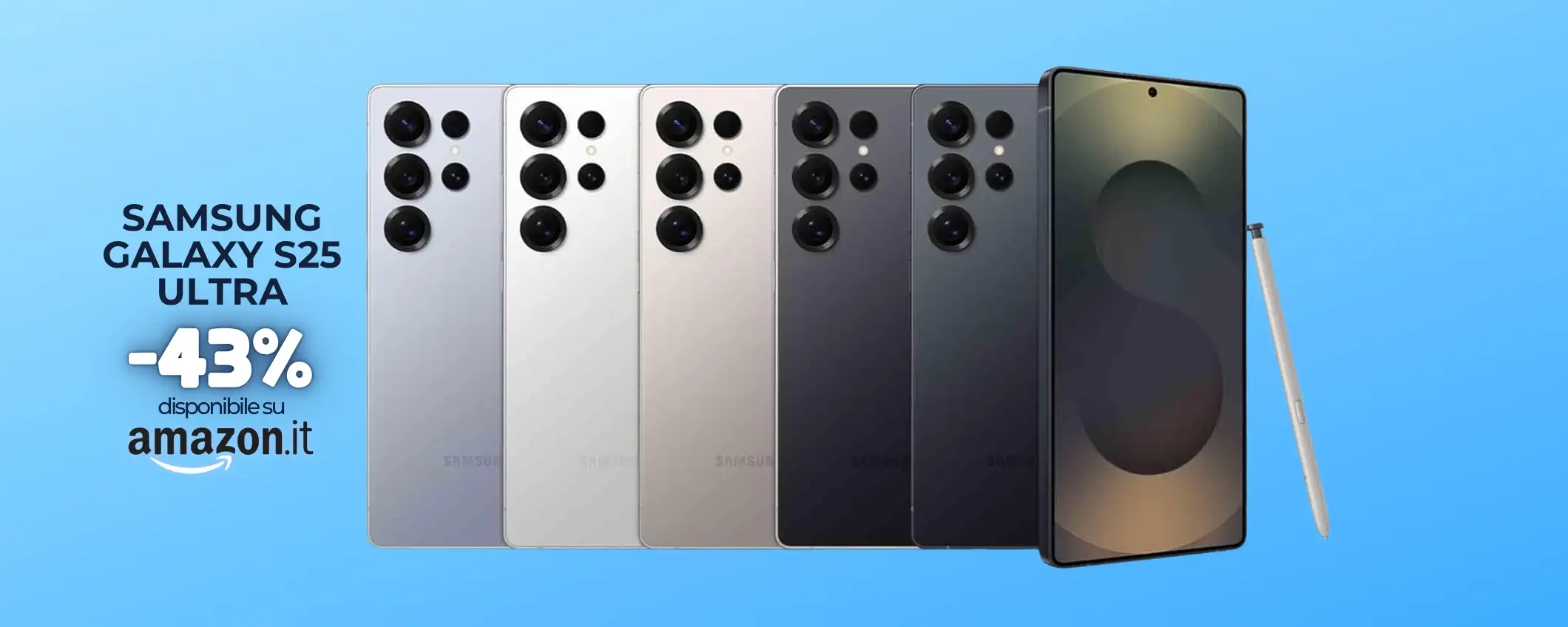Samsung Galaxy S25 Ultra non aspetta il Black Friday: 45% sconto ORA