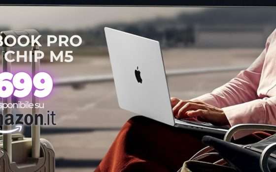 È già minimo storico per MacBook Pro con chip M5, 16+512GB