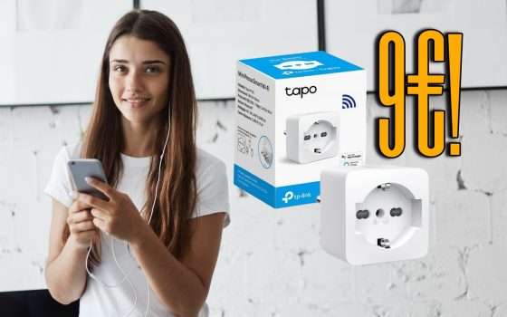 Black Friday pazzesco: presa smart Tapo P105 a soli 9 € su Amazon