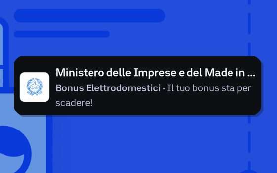 Bonus elettrodomestici in scadenza: l'avviso nell'app IO