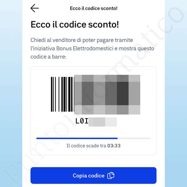 Il codice sconto del Bonus elettrodomestici da spendere in negozio
