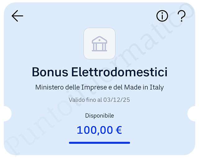 Il voucher del Bonus elettrodomestici