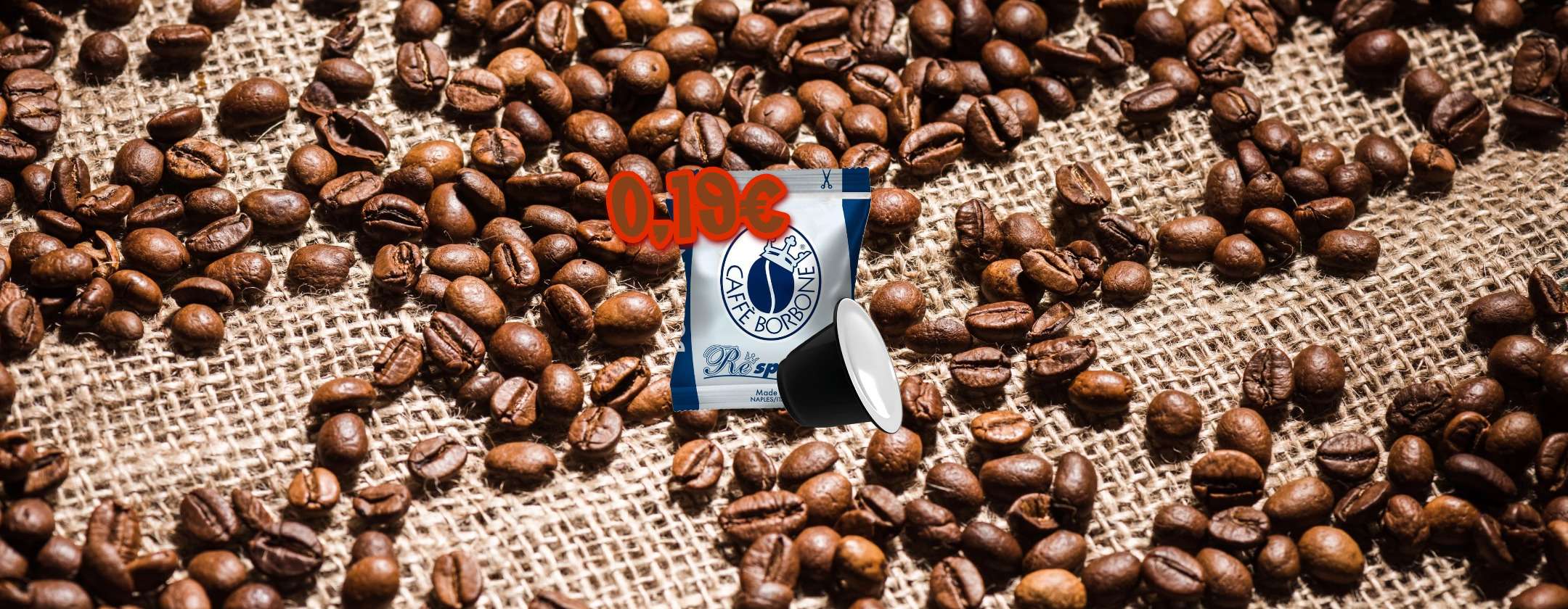 Capsule Caffè Borbone Blu Nespresso a soli 0,19€ su Amazon